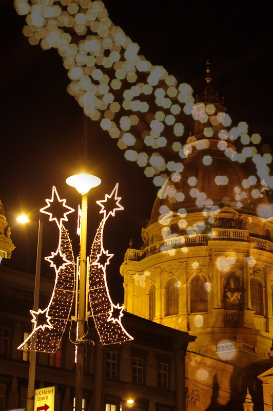 bence93: Bazilika karácsonyi fényekkel