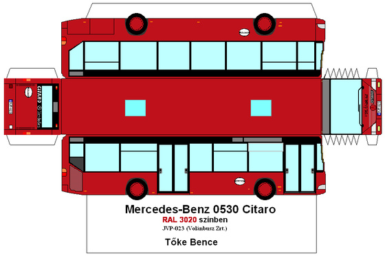 TD-makett: Mercedes Citaro JVP-023