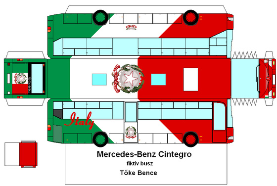 TD-makett: Mercedes Cintegro(Italy)