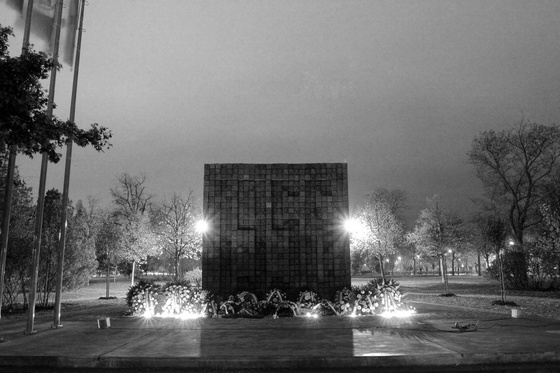 '56-os emlékmű Budapest XVIII. kerületében - fotó: Sárosi Gyula