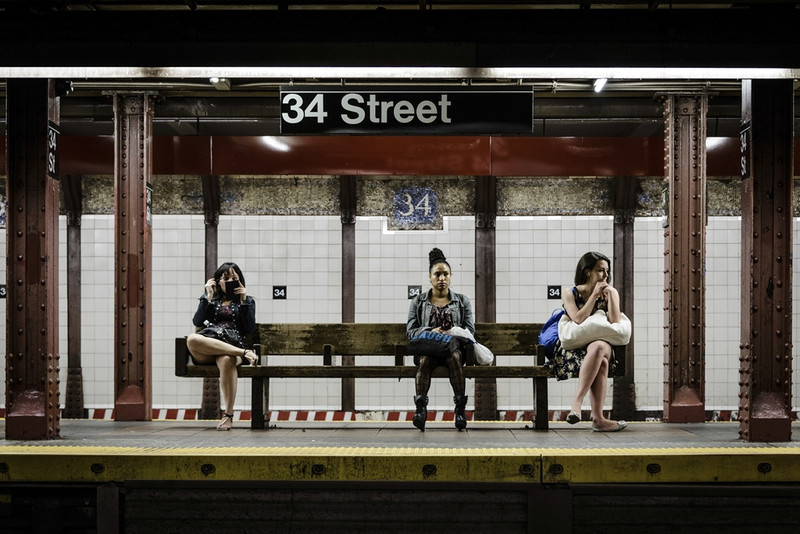Diákverseny győztese: „Metróra várva”, New York City -Tom Pepper