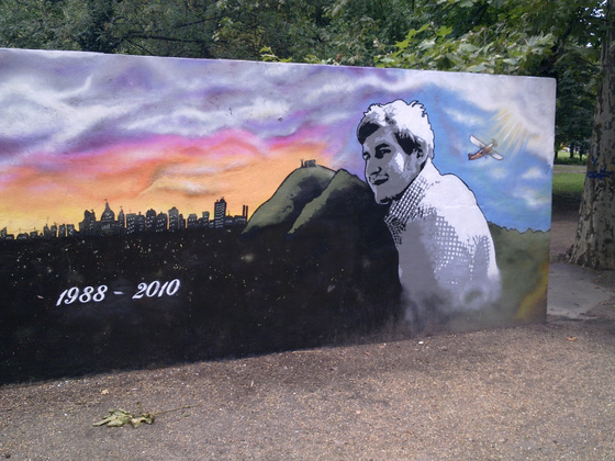 Emlékgraffiti a Városmajorban - fotó: Csaba