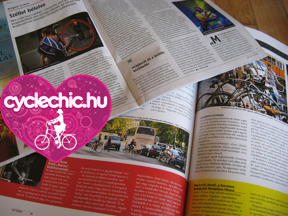 Cyclechic a HVG-ben és az Octogon magazinban