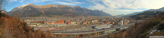 Panorámaképek Innsbruckról
