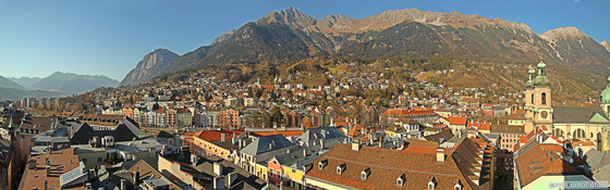 atom: Innsbruck óváros - panorámakép