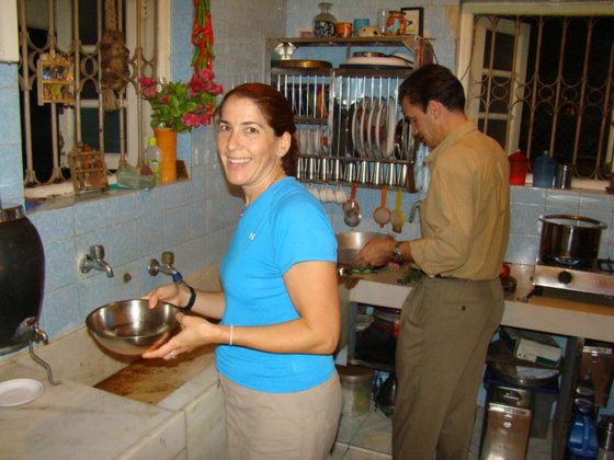 Susan cooking