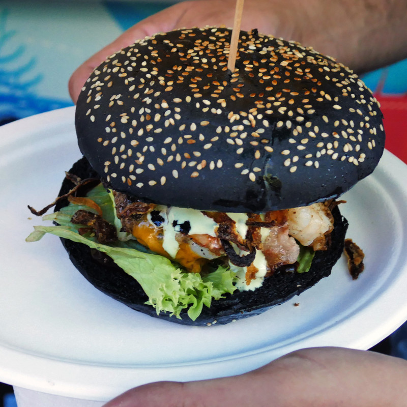 Street Food Fesztivál- Fekete hamburger