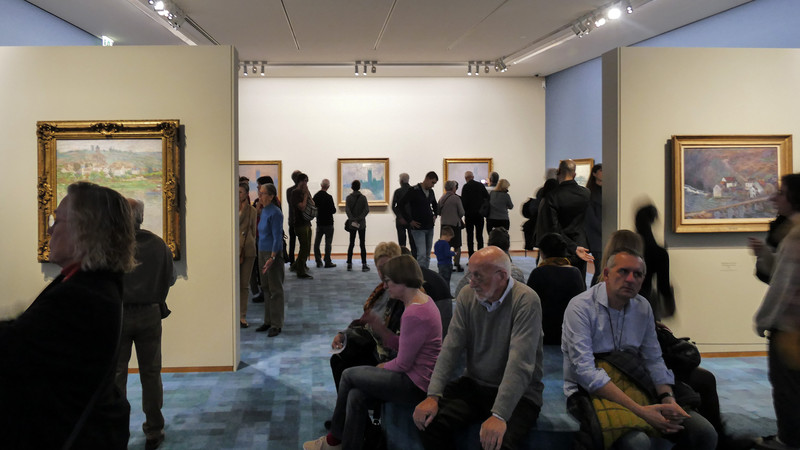Bécs - Albertina - Monet kiállítási terem