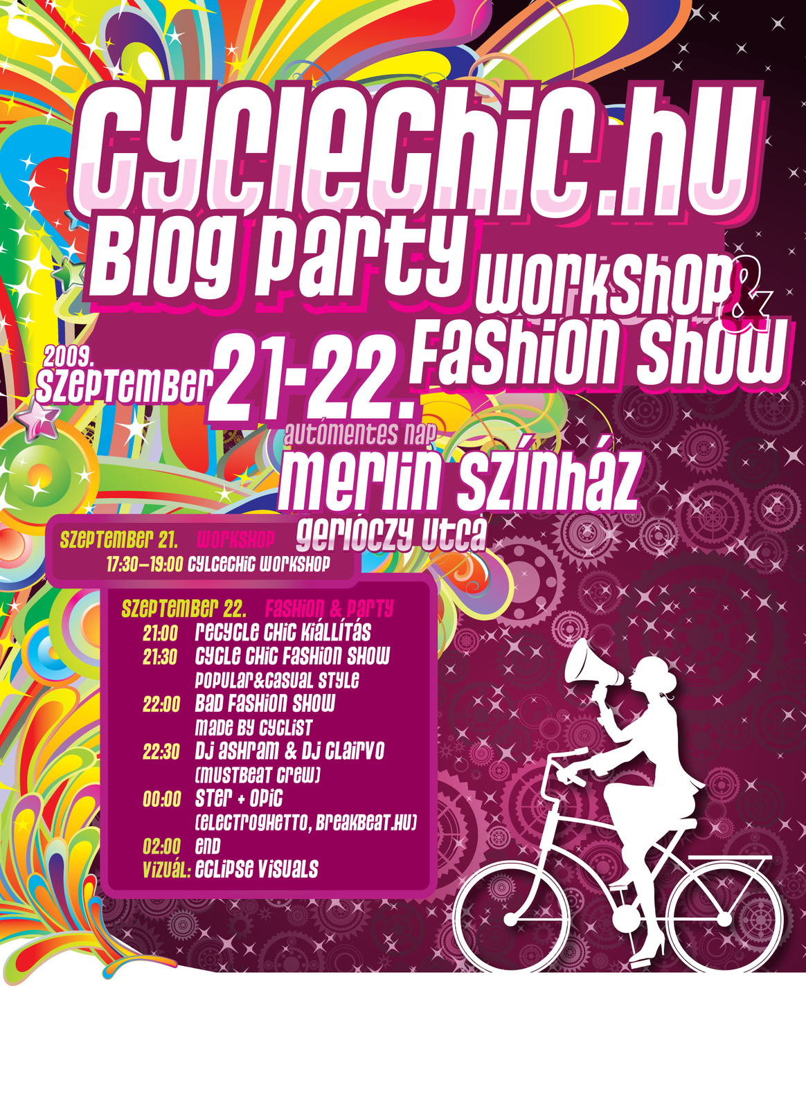 Cyclechic.hu divatbemutató és blog party