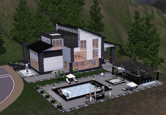 Modern house sims 3 ps3 Modern house sims 3 ps3