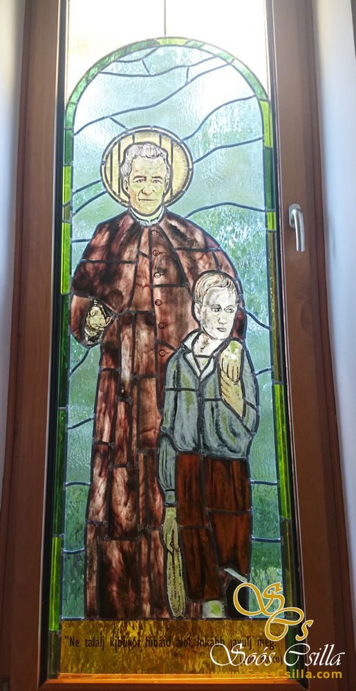Výroba Vitráže Okna Kostola v Kazincbarcike