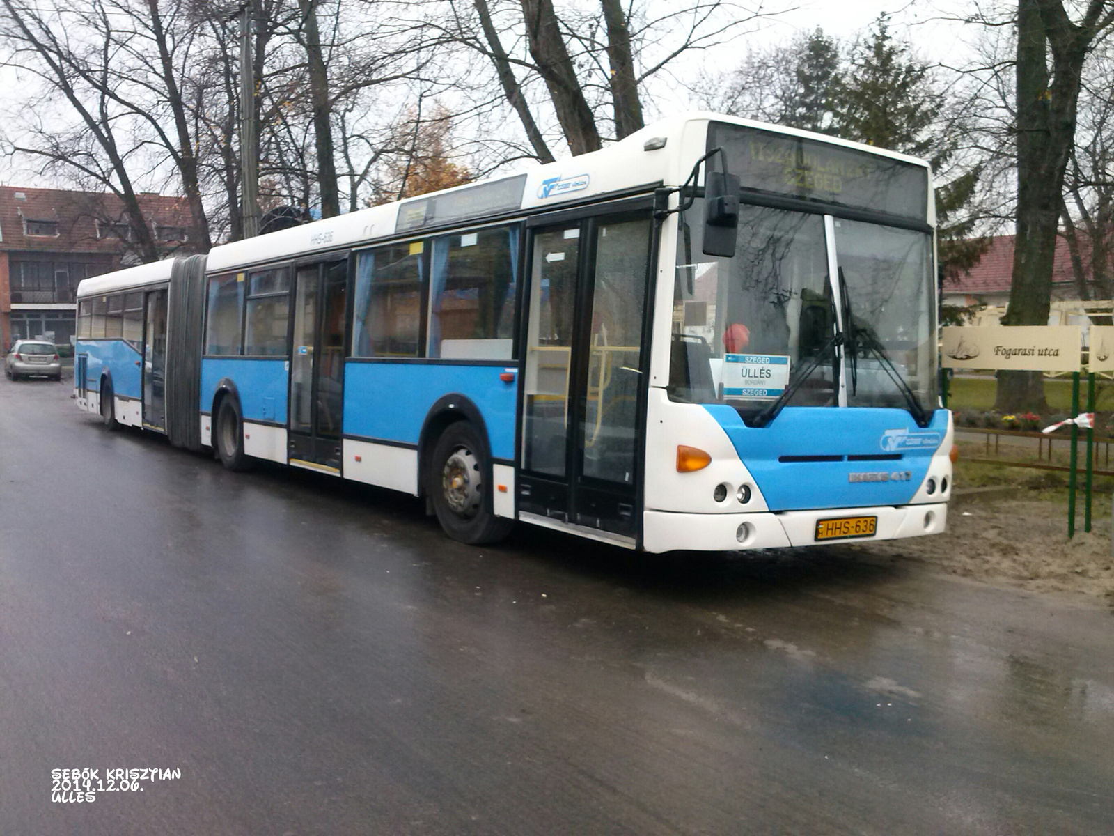 Ikarus 417 HHS-636 (Tisza volàn) 2014.12.06. Üllés Szabadsàg tér