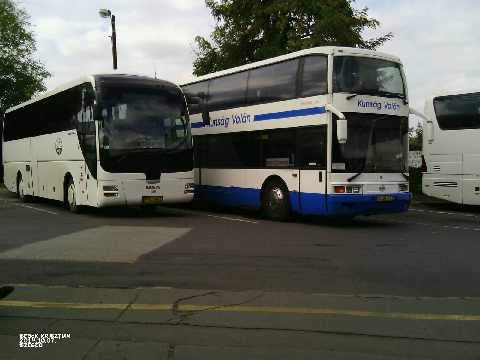 Ikarus E99 GOU-632. és egy Man Lions Coach FSJ-943 2014.10.07. S