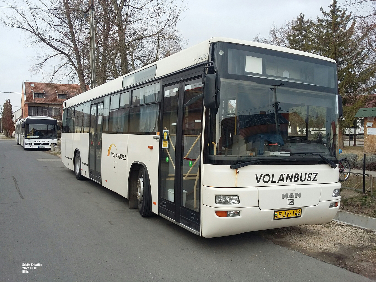 Man SL223 FVJ-143 2022.03.05.-àn Üllésen a Szabadsàg téren