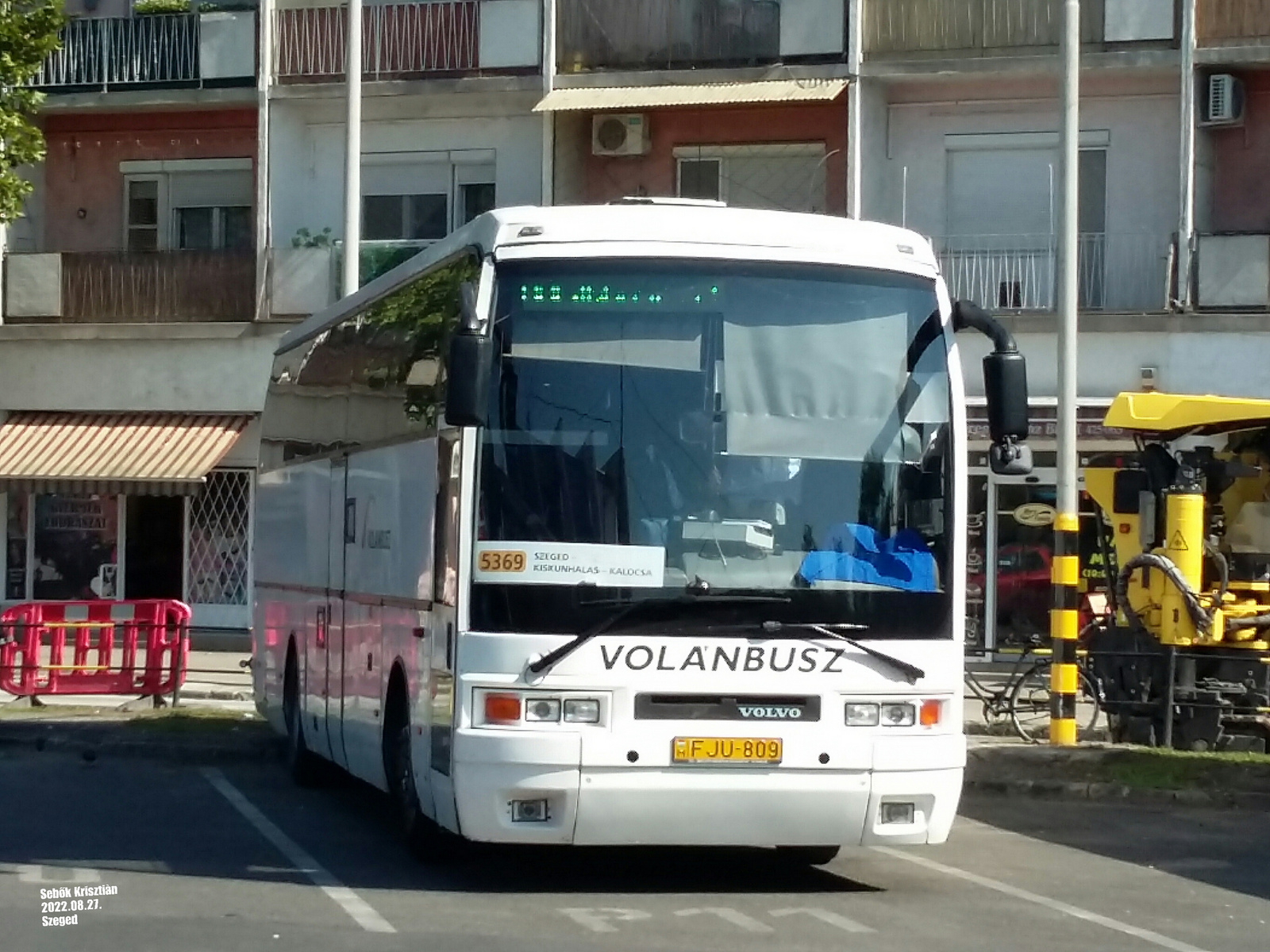 Ikarus E98 FJU-809 Szeged, Mars tér 2022.08.27.