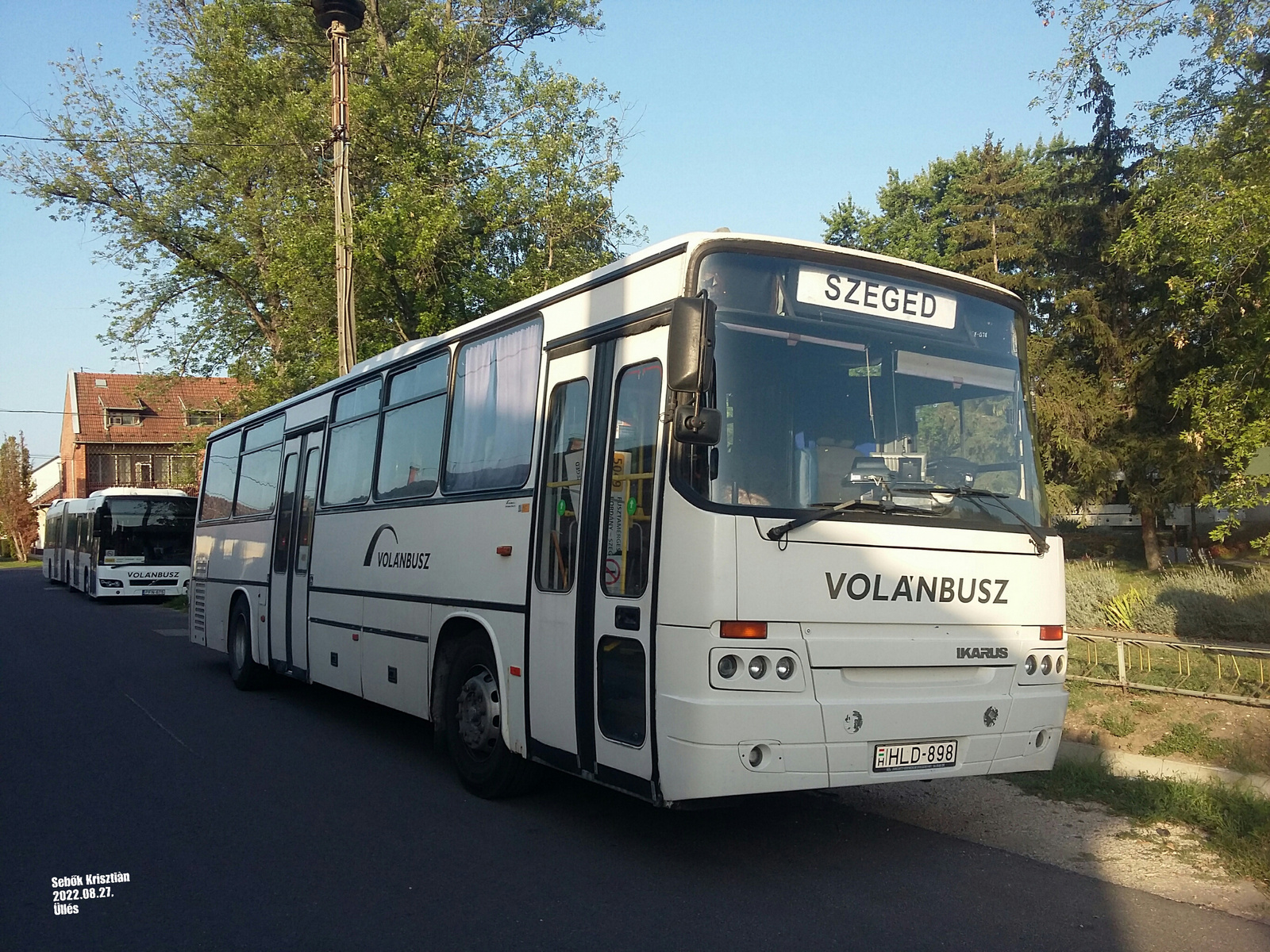 Ikarus C56 HLD-898 Üllès 2022.08.27.