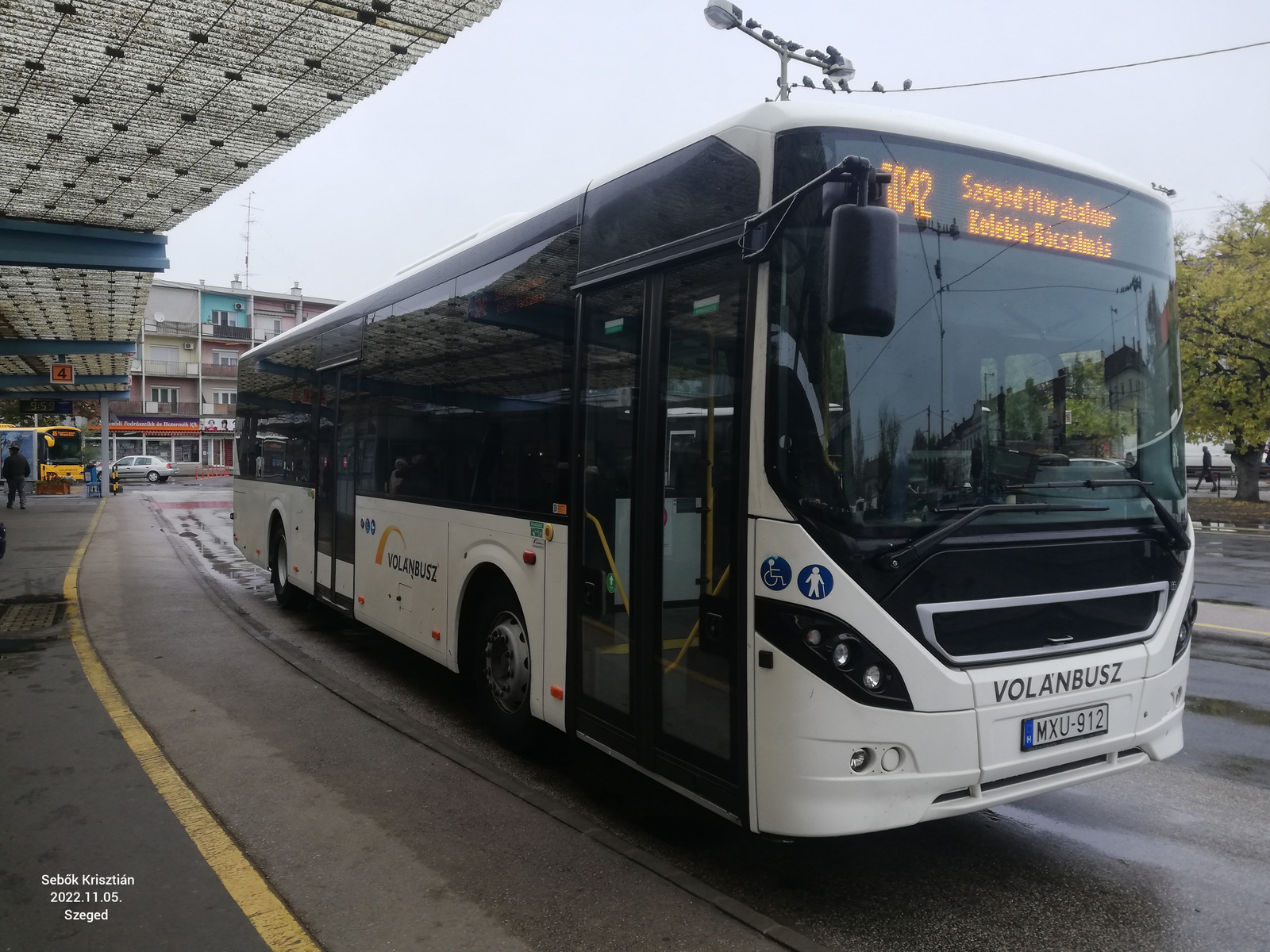 Volvo 8900 MXU-912 Szeged, Mars tér 2022.11.05.