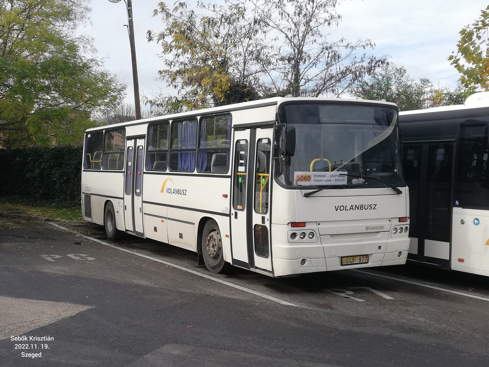 Ikarus C56 GUF-977 Szeged, Mars tér 2022.11.19.