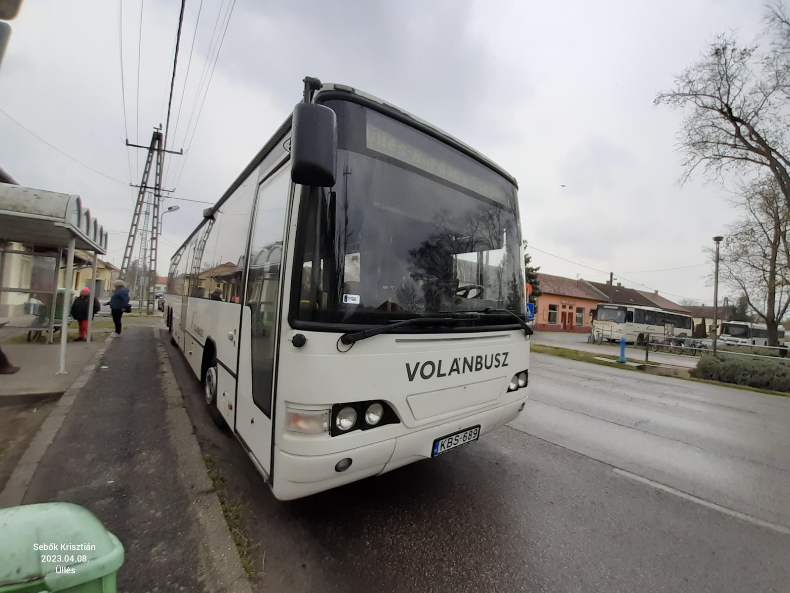 Volvo Carrus Vega KBS-689 Üllés, Autóbusz váróterem 2023.04.08.