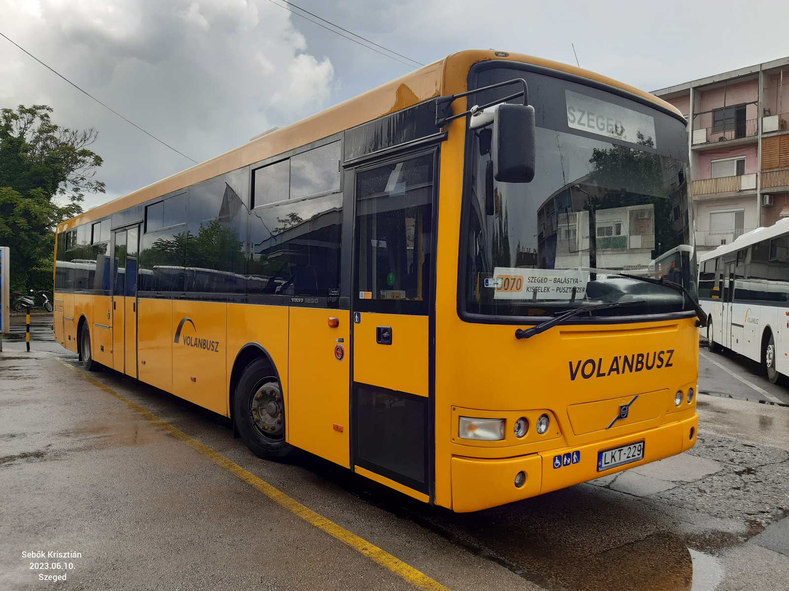 Volvo-Alfa Regio LKT-229 Szeged, Mars tér 2023.06.10.