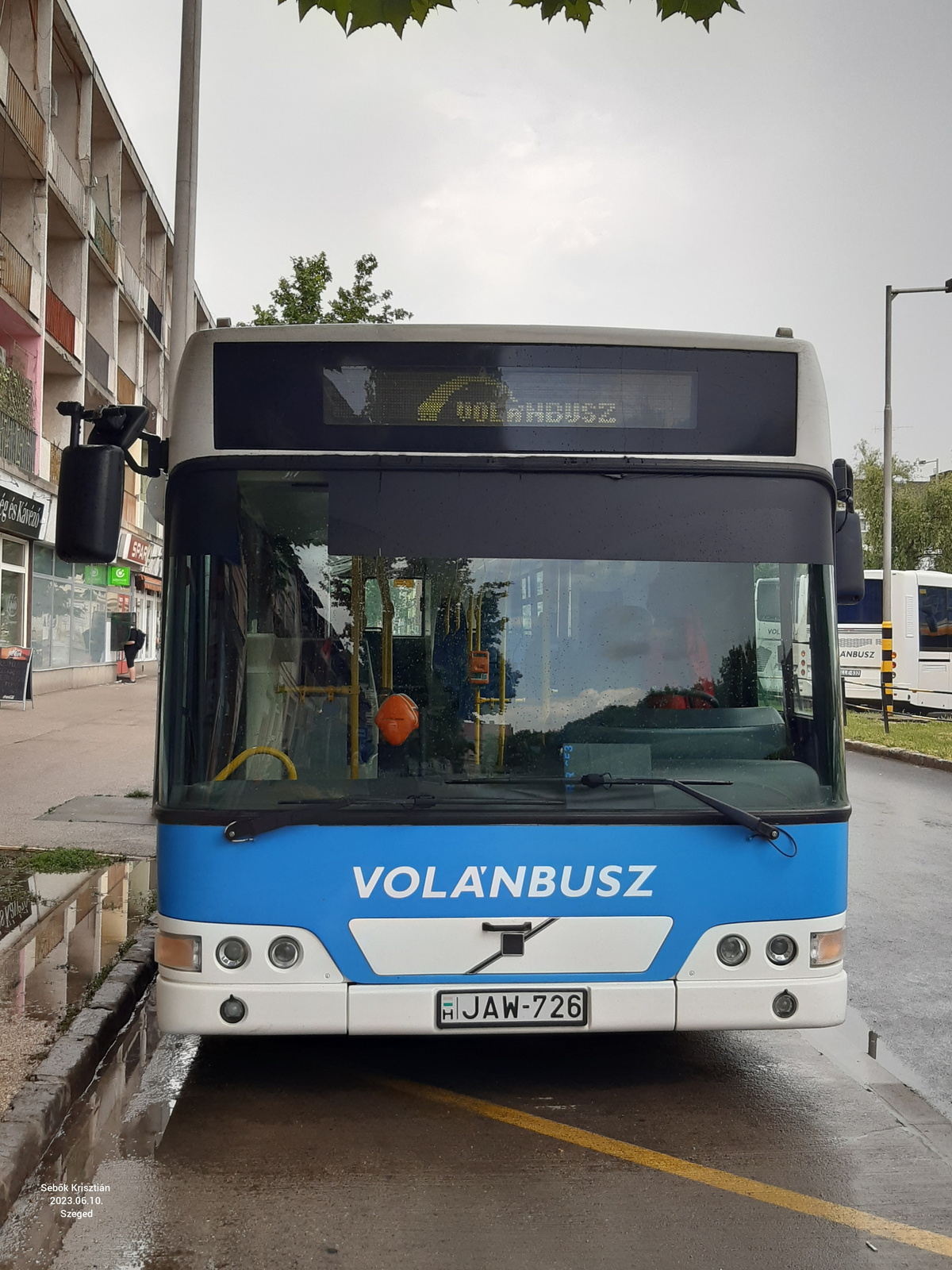 Volvo 7000 JAW-726 Szeged, Mars tér 2023.06.10.