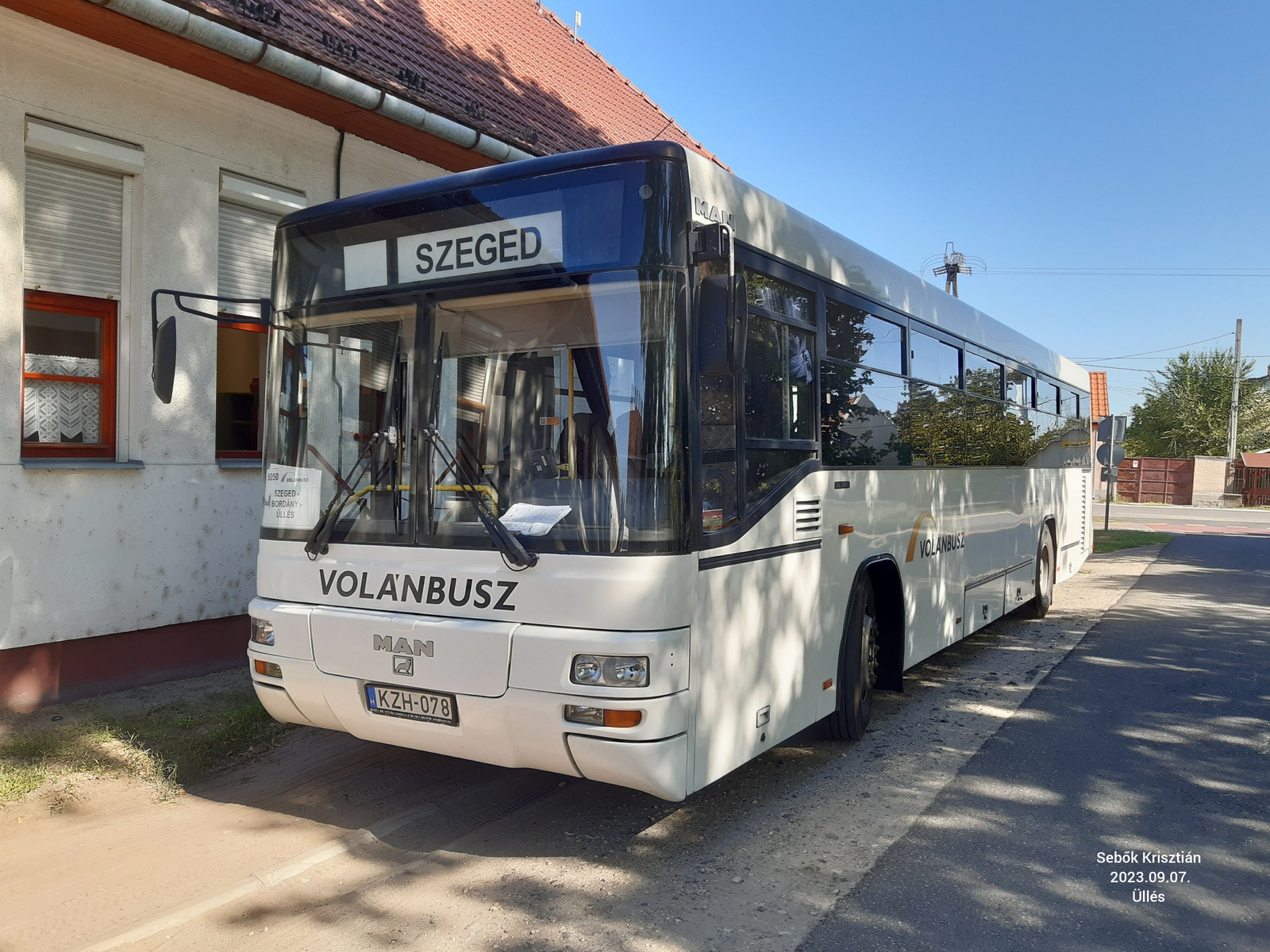 Man SL283 KZH-078 Üllés, Szabadság tér 2023.09.07.