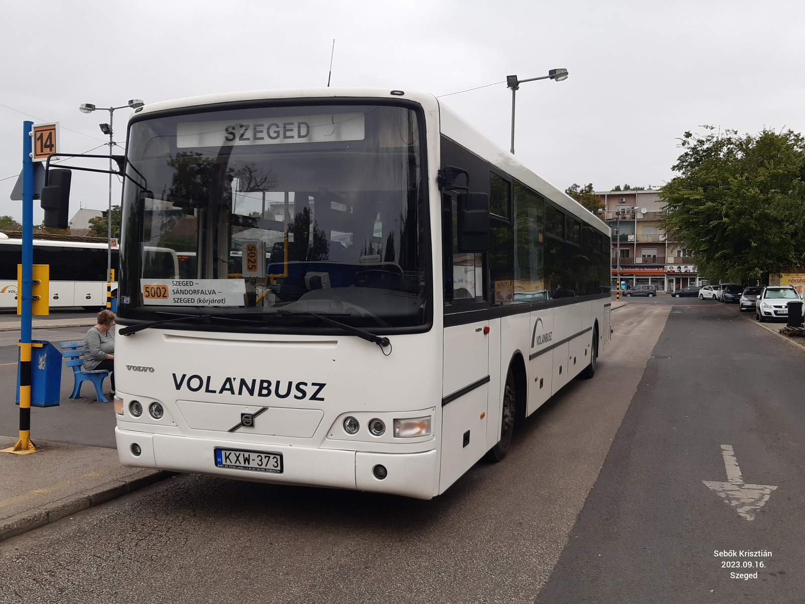Volvo Alfa Regio KXW-373 Szeged, Mars tér 2023.09.16.