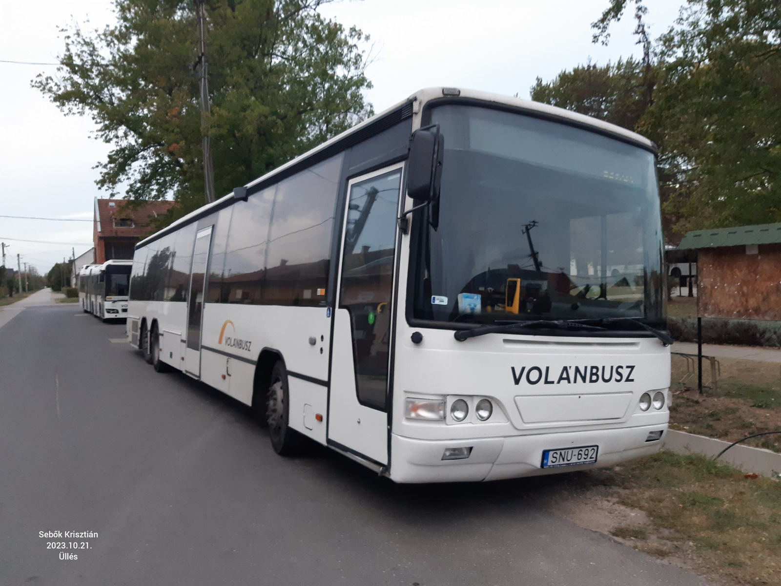 Volvo Carrus Vega SNU-692 Üllés, Szabadság tér 2023.10.21.