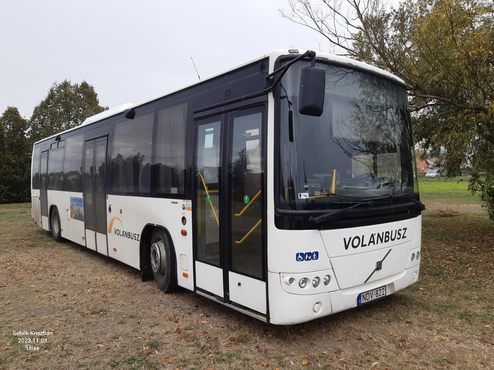 Volvo 8700LE NDV-822 Üllés, Dózsa György út 2023.11.03.