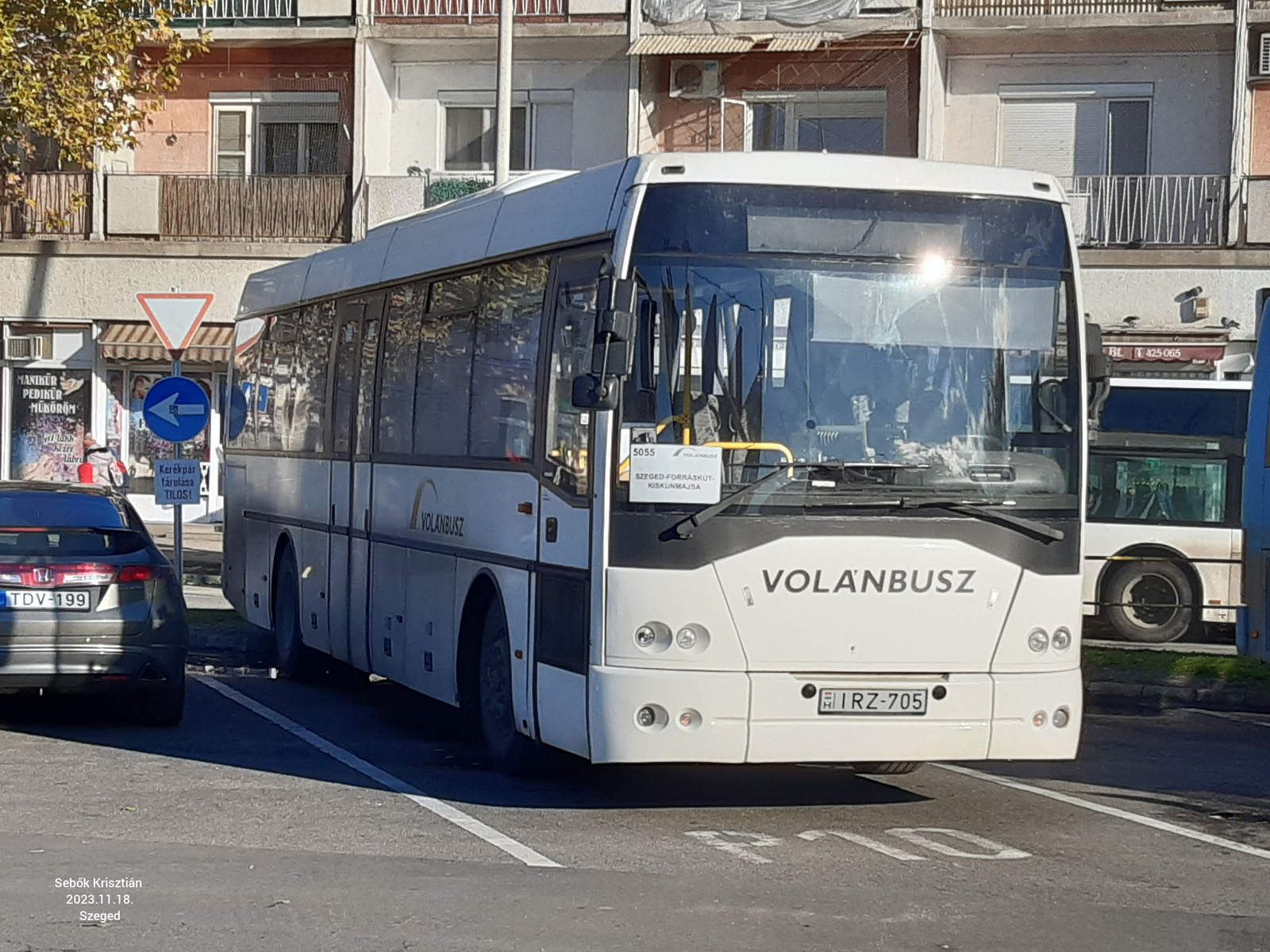 Ikarus E95 IRZ-705 Szeged, Mars tér 2023.11.18.