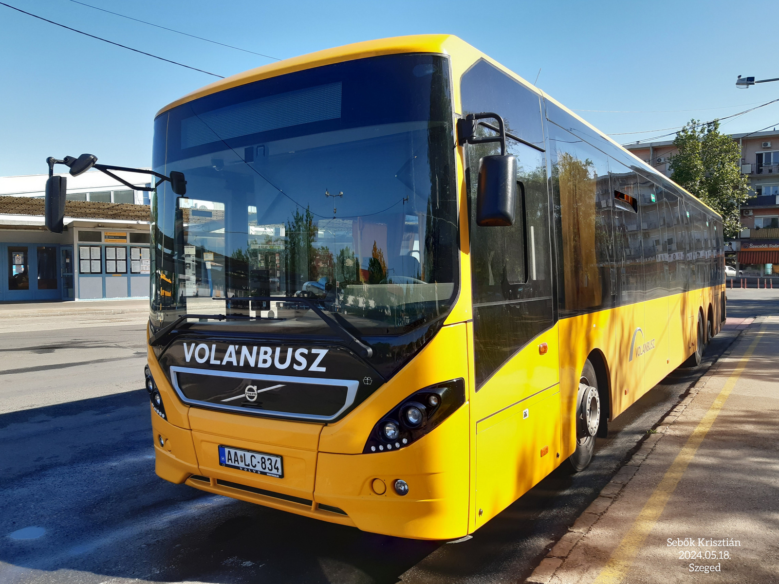 Volvo 8900BLE AA LC-834 Szeged, Mars tér 2024.05.18.
