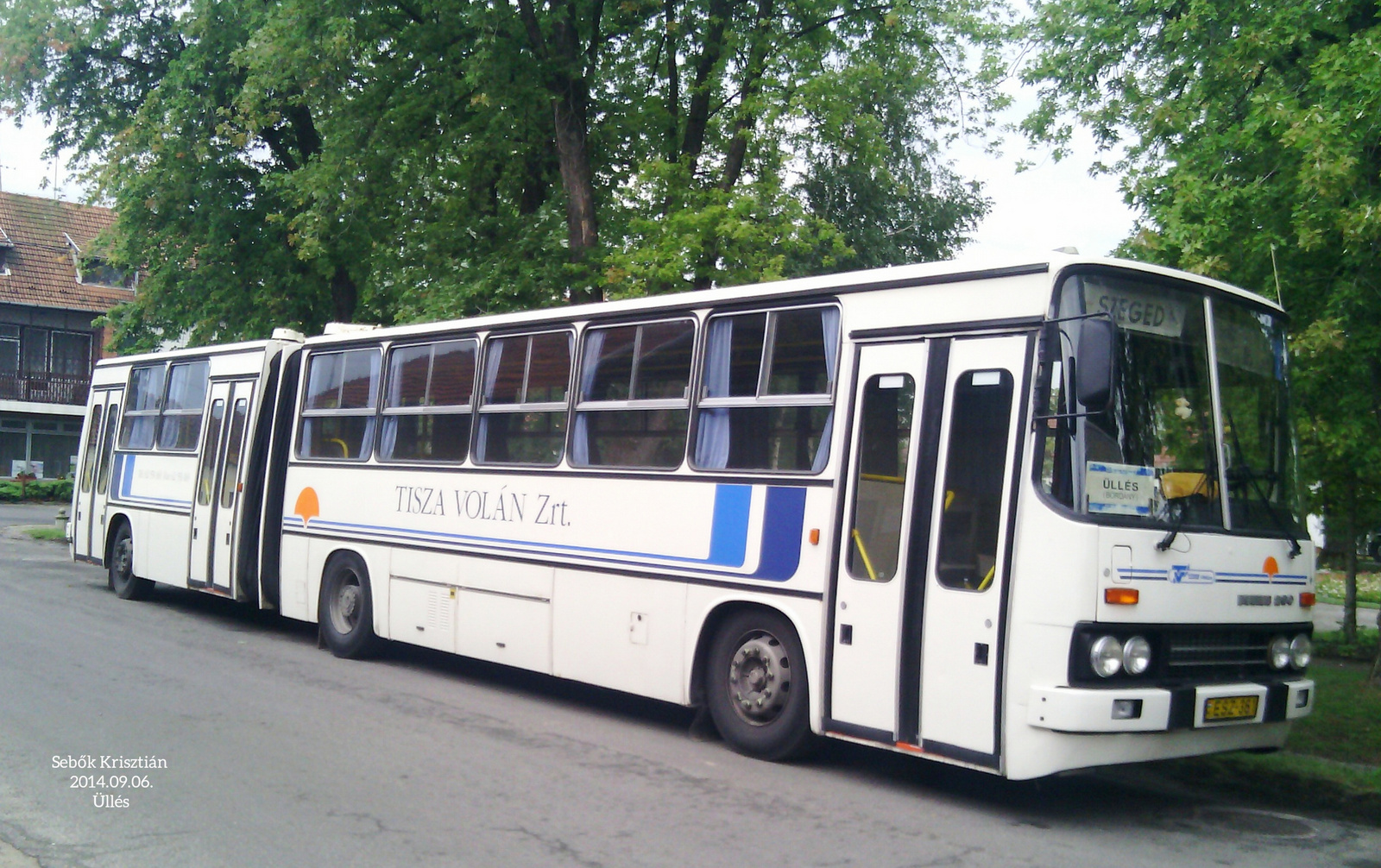 Ikarus 280.17. ESZ-361 Üllés, Szabadság tér 2014.09.06.