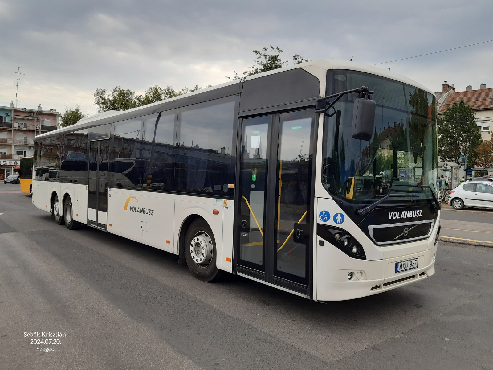 Volvo 8900BLE MXU-937 Szeged, Mars tér 2024.07.20.