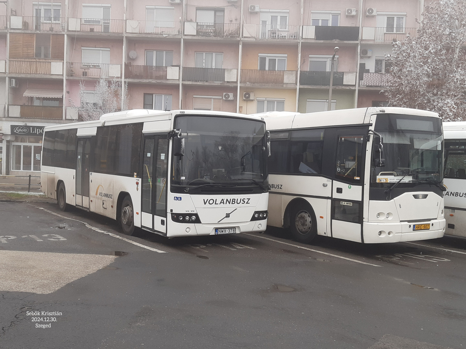 NWX-378 HRE-907 Szeged, Mars tér 2024.12.30.