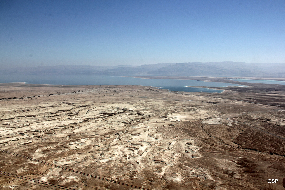 Sós homok- kiszárad a Holt tenger