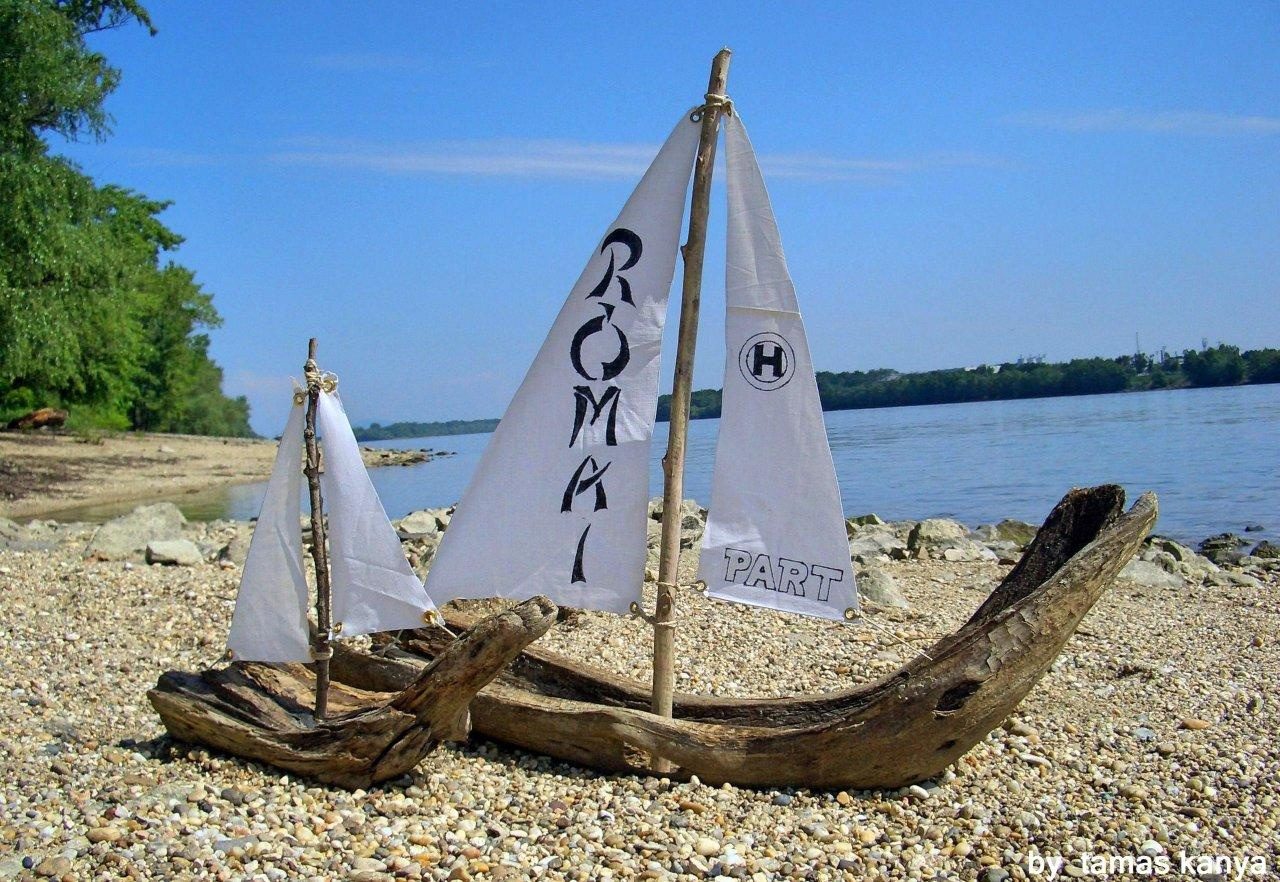 driftwood sailboat in hungary by tamas kanya