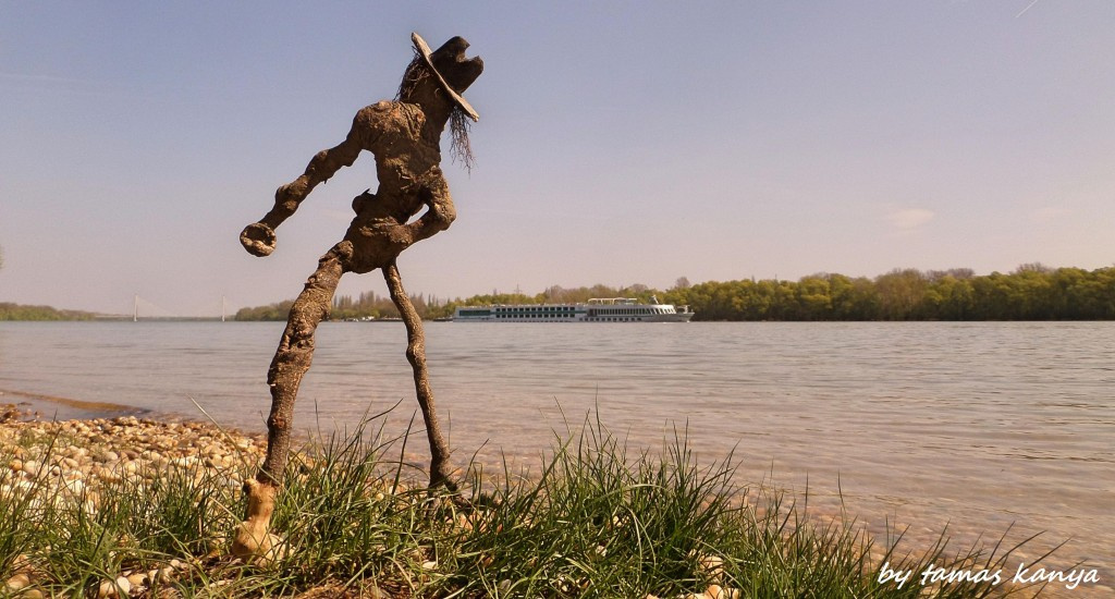 Land art-Driftwood art(Michael Jackson)in Hungary by tamas kanya