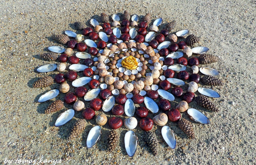 Land art mandala from Hungary by tamas kanya