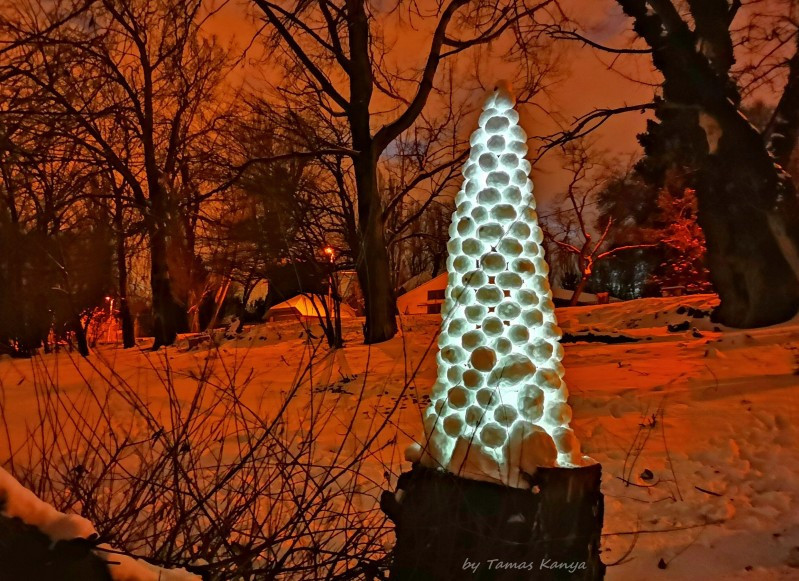 Land art-Snow art from Hungary by tamas kanya