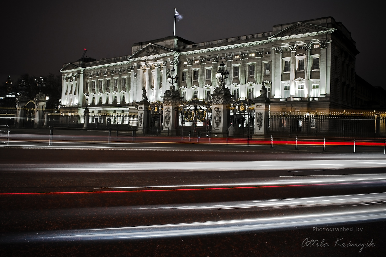 Éjjeli séta Londonban - Buckingham palota 4