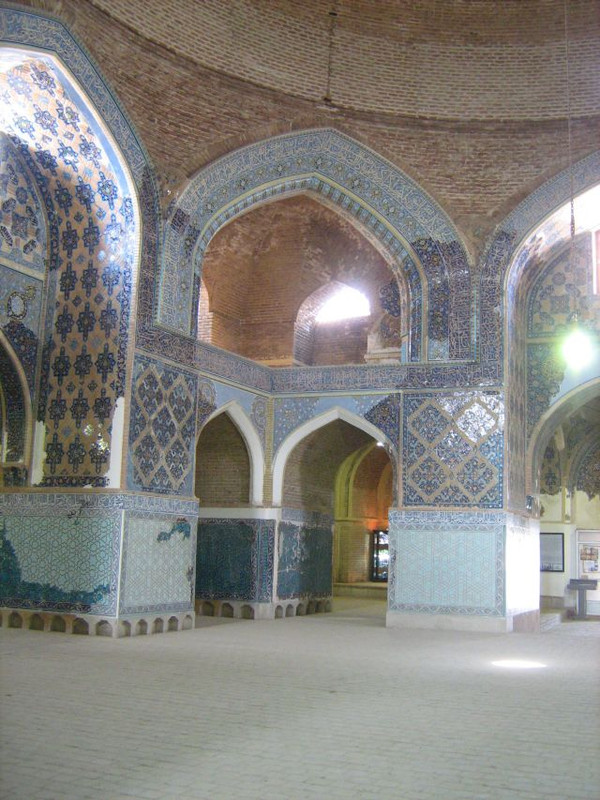 Tabriz - A Kék mecset belső tere