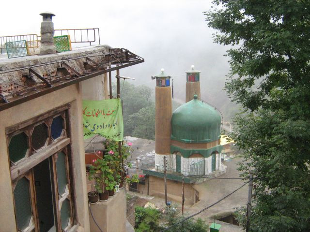 Masouleh - Kilátás az imamzadeh-ra