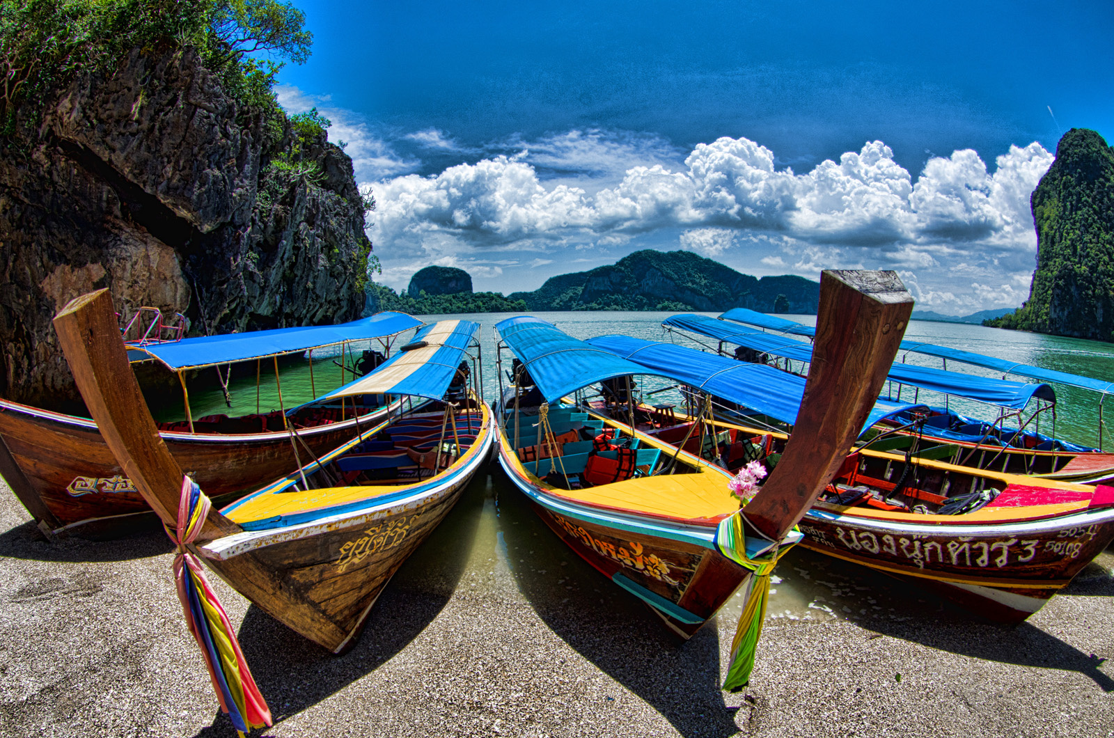 Thai csónakok