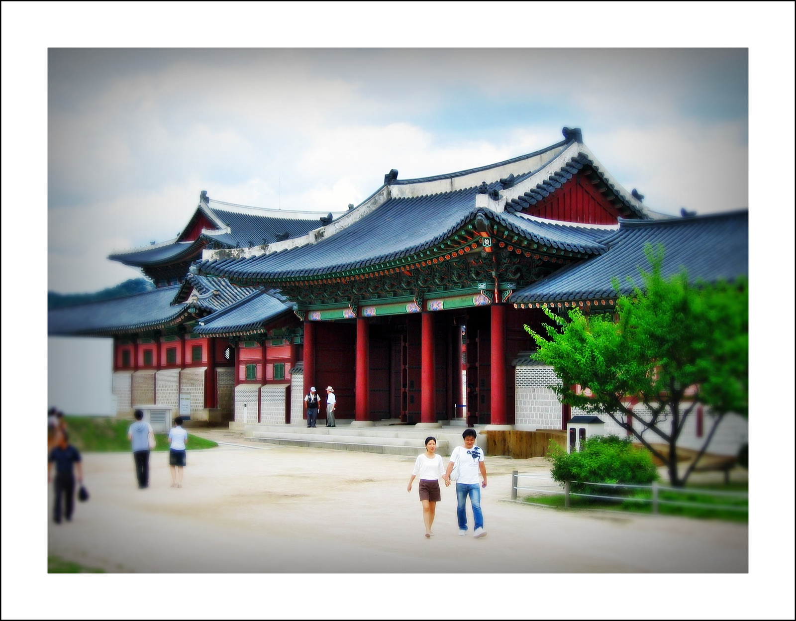 Gyeongbok Palota kapuja - Szöul
