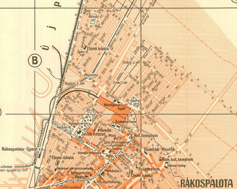 Térképrészlet 1941-ből