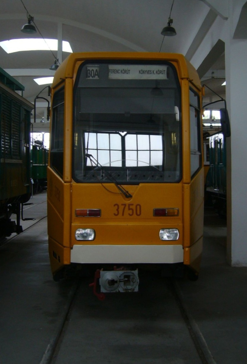 Hungaroplan villamos 3750 - Városi Tömegközlekedési Múzeum