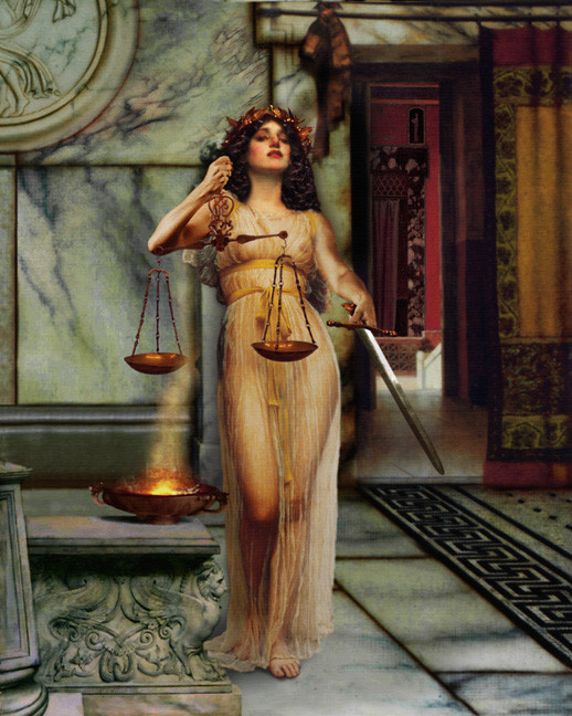 Justitia, Roman goddess of Justice MMX