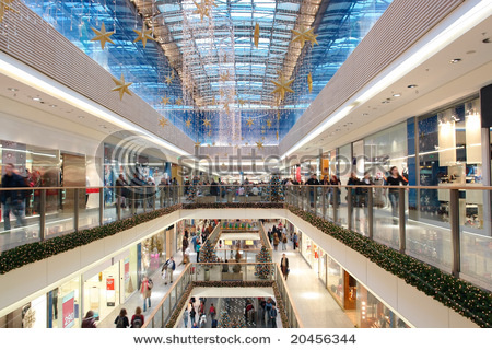 stock-photo-shopping-center-decorated-with-christmas-ornaments-a