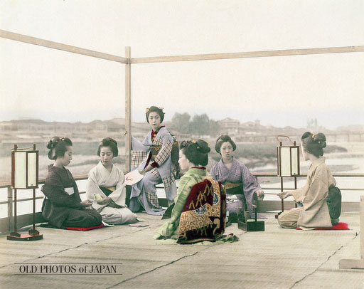 nyári terasz kyoto 1890