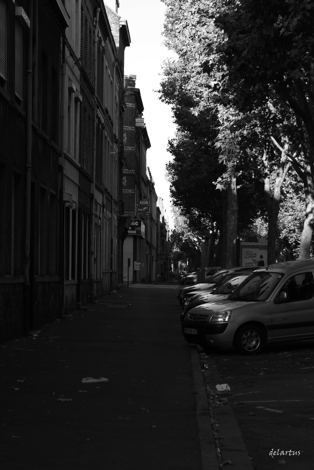 Boulevard Victor Hugo Lille-ben reggel